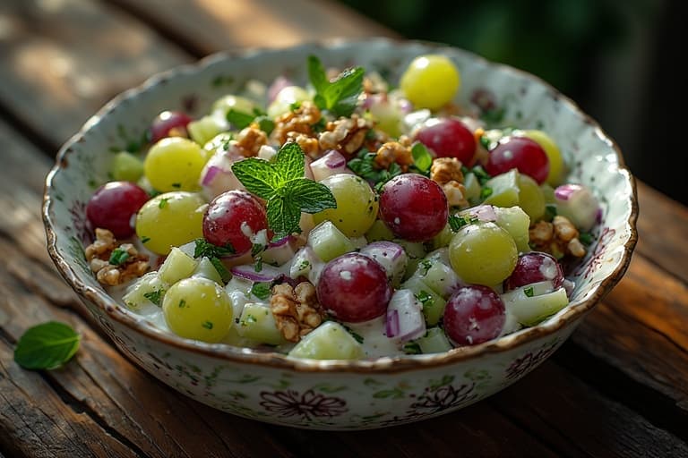 Salada de Uva Refrescante: Uma Explosão de Sabores para o seu Verão!